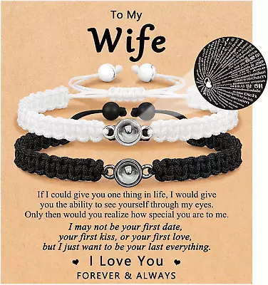 I Love You 100 Languages Bracelets Couples Gifts For Boyfriend Girlfriend My  • $16.72
