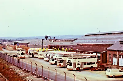 ORIGINAL 35mm SLIDE 10391- South Yorkshire PTE  Central Works  Sheffield 3.11.78 • £3.60