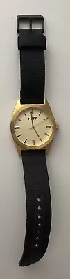 Neff Nightly Gold Watch Water Resistant 50 Meter #3129493 Black Band • $30
