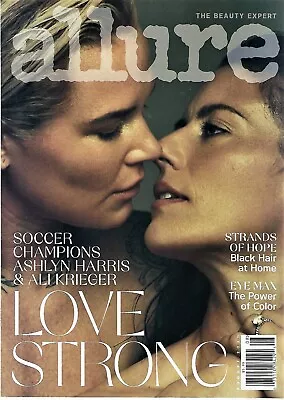 NEW~ ALLURE  ~THE BEAUTY EXPERT~AUG 2020~Ashlyn Harris Ali Krieger~LOVE STRONG  • $2.99