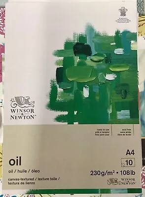 Winsor & Newton Canvas Paper Oil Pad A4 230gsm • £7