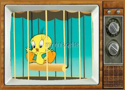 TWEETY BIRD TV Fridge MAGNET 2  X 3  SATURDAY MORNING CARTOONS LOONEY TUNES • $8.25