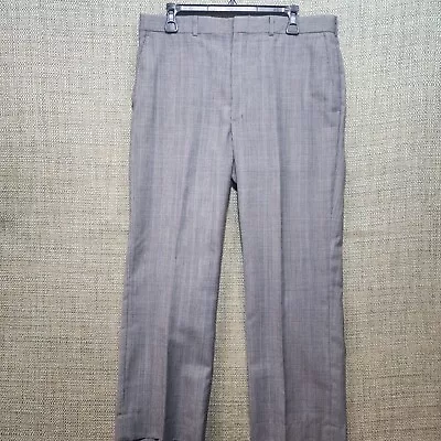 Towncraft Mens Dress Pants 34x30 Grey Tweed • $9.79