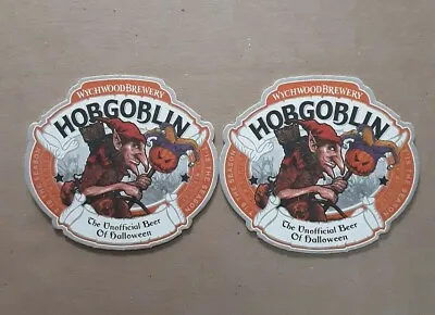 £2.99 • Buy Wychwood Brewery Hobgoblin New Halloween 2014 Beer Mats Coasters X 2 T-Shirt