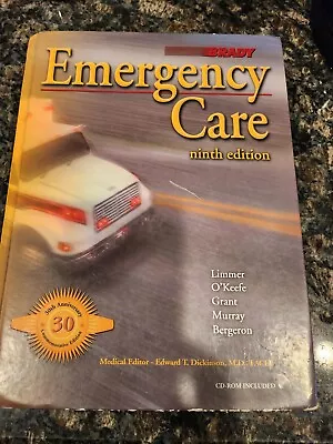 Brady Emergency Care Ninth Edition Hard Cover Book • $8.17