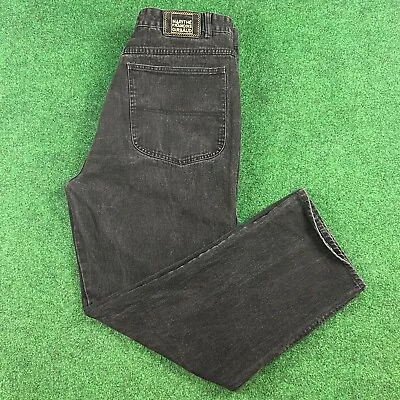 Marithe Francois Girbaud Black Denim Jeans Pants Mens Size 42L • $49.95