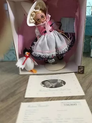 Madame Alexander Mother Goose Doll #11620 W/stand & Papers • $60