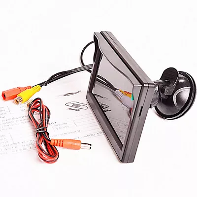 5in LCD Color Screen Display Car Monitor For Rear View Reverse Backup Camera DVD • $28.70