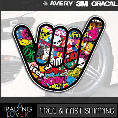 $5.95 • Buy I LOVE YOU JDM Funny Sticker Vinyl EVO JDM DRIFT  Dope Window Laptop