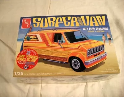 AMT 1/25 Surfer Van 1977 Ford Econoline Plastic Model Kit #AMT1229M/12 2022 NIB • $25