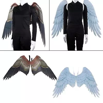 £32.11 • Buy 2Pieces 3D Angel Wing Costume Adults Halloween Theme Party Wing With Strap