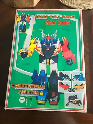 Vintage Super 5-in-1 Robot  Motor Jumbo  Convertible Fighter TS-336 In Box • $65