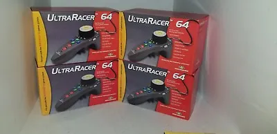 4 Wholesale Lot Brand New Ultra Racer Racing Controllers For N64 Nintendo 64 • $67.43