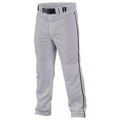 Easton Quantum Plus Grey With Maroon Piped Pants Youth • $9.95
