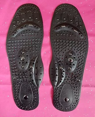 £8 • Buy 1 Pair Of Magnetic Gel Insoles Therapy Heel Pain Relief Accupressure Massage 7-8