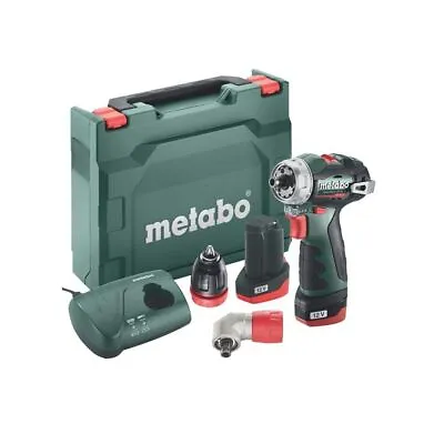 Metabo PowerMaxx BS BL Q Brushless Drill/Screwdriver 12V 2 X 2.0Ah Li-ion MPTPMB • £150.49