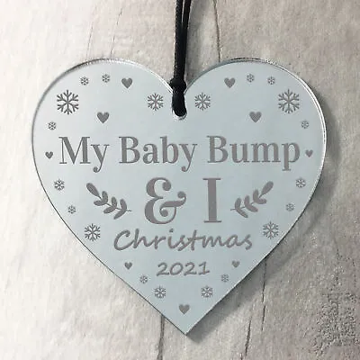 My Baby Bump Christmas Bauble Mum Mummy To Be Gifts Newborn Baby Gifts • £4.99