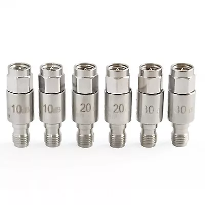 RF Coaxial Attenuator 2W 50ohm DC To 8GHz SMA JK F-M 3/6/10/20/30dB • $45.89