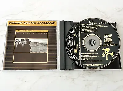 U2 The Joshua Tree CD MFSL ULTRADISC II 24KT GOLD DISC! LTD ED. Bono RARE! OOP! • $199.99