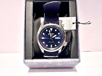 Seiko 5 Sports Blue Men's Watch - SRPE63 • $189