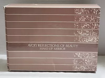 New Vintage Avon Reflections Of Beauty Lighted Make-up Mirror 1986 Battery Oper • $14.99