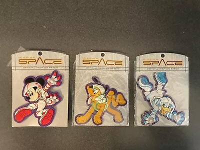 Disney Mission Space Iron-on Patches Mickey Donald Pluto • $19.99