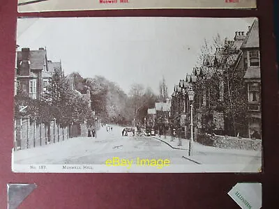 Postcard View Of Houses In Muswell Hill C1903 • £6