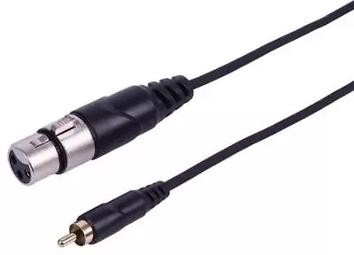 3-Way XLR-F To RCA Phono Plug 0.5m - PLS00883 • £7.19