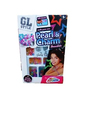 Grafix GL Style Make Your Own Pearl And Charm Bracelets - Jewellery Craft Set • £4.99