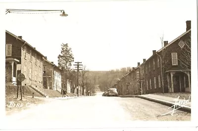 RPPC Real Photo Postcard Of Miner's Village Main Street CornwallPA Lebanon Co. • $19.99