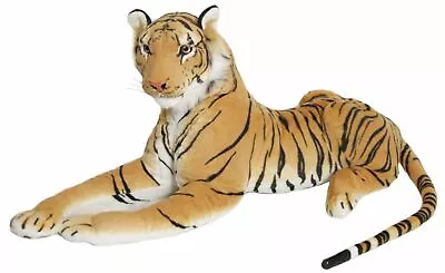 £20.99 • Buy Large Giant Tiger Teddy Leopard Wild Animal Soft Plush Stuffed Toy 70cm