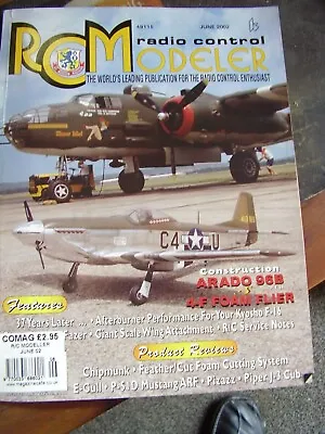 June 2002 Arado 96b American Radio Control Rc Modeler Model Aircraft Magazine • £6
