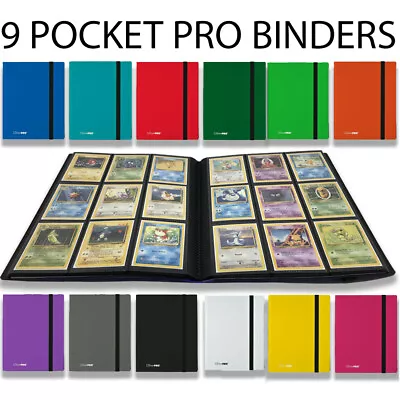 ULTRA PRO-BINDER A4 9-POCKET TRADING CARD PORTFOLIO/FOLDER Yugioh Pokemon Mtg • £23.99