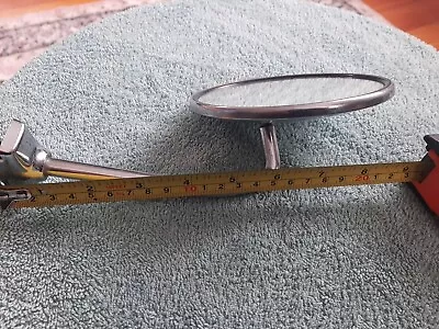 Vintage Outside Side View Mirror 4 1/2  Car Truck Round Automotive Chrome • $29.50