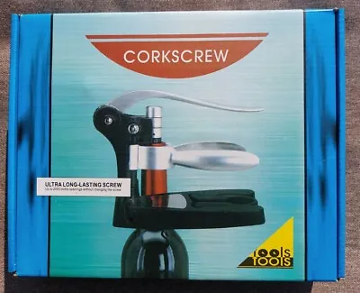 £11.99 • Buy Professional Lever Arm Corkscrew ~ Premium Wine Bottle Opener ~ Tool ~ Rabbit 