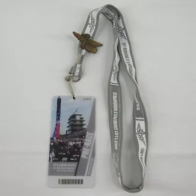 2016 Indianapolis 500 Bronze Pit Badge Lanyard Pit Cold Hard Card Credential • $129.99