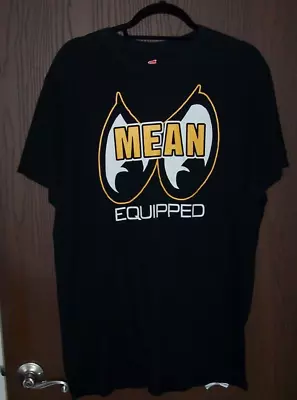 Rare Vintage Mean Equipped Mooneyes Shirt Men' Size XL Black • $39.95