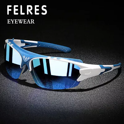 Sport Polarized Cycling Sunglasses For Men Women Outdoor Driving Fishing Glasses • $19.56