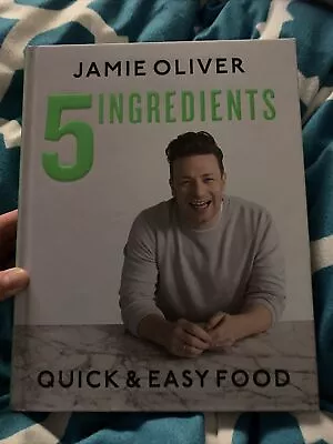 Jamie Oliver 5 Ingredients - Quick & Easy Food Hardcover Book Like New Aus Post • $16.50