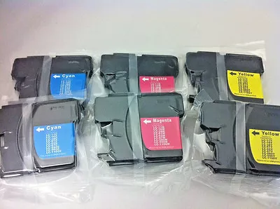 LC61 CMY Ink Cartridge For Brother MFC6490CW 5890CN 5490CN 990CW 790CW 250C 6PK • $7.80