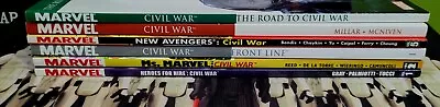 Marvel Civil War TPB Lot 6 Books • $50