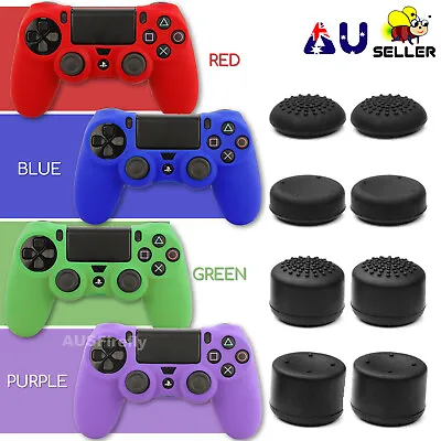 $5.95 • Buy Analog PS4 Controller Thumb Stick Grip Thumbstick Cap Cover Soft Silicone Case