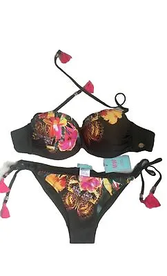 BNWT Matthew Williamson Bikini Top 36E & Bottom 18 • £39