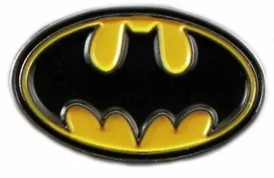 Batman Logo Metal Enamel Pin Badge DC Superhero Dark Knight • £2.94
