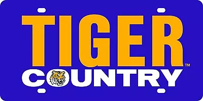 LSU Tigers COUNTRY SD Laser Cut License Plate Tag Louisiana State University • $27.32