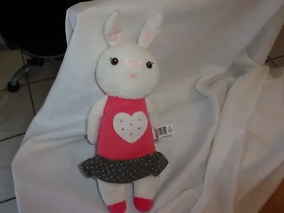 Me Too Stuffed Ballerina Girls Plush Doll Stuffed  Baby 11  Bunny Rabbit Heart  • $36.99