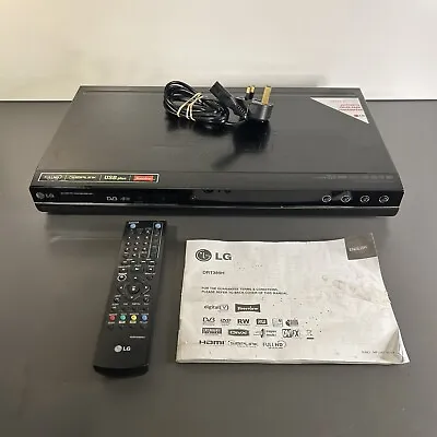 LG DRT389H Full HD Freeview Super DVD Digital Recorder Remote Control & Manual • £79.99