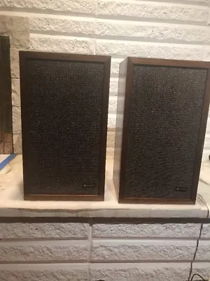 Vtg 1970's Pair Criterion 77 Speakers 30 Watt 99-02321wx H. F. Range 8 Ohm Wood  • $169.99