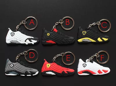 Air Jordan 14 Aj14 Sneaker Shoe Key Ring Key Chain • $4.99