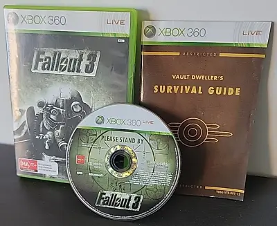 Fallout 3 Microsoft Xbox 360 Game Complete PAL • $14.95